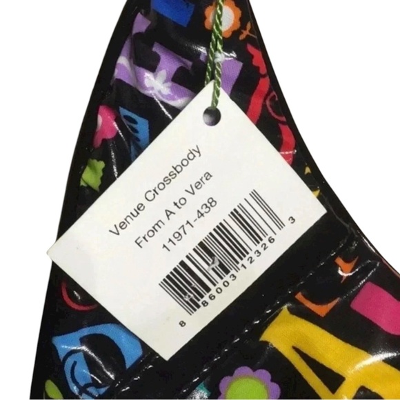 Vera Bradley “From A to Vera” Graphic Crossbody Bag NWT - Picture 6 of 15